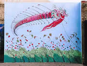 view kite dragon mural.